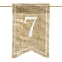 Partydeco Bordplassering Tall Jute 20-pakning KPZ5-008