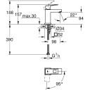 Grohe Servantbatteri Eurocube 23392 Med Kaldstart