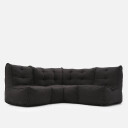 Mod 3 Cozy Corner Modulsofa Black Sapphire