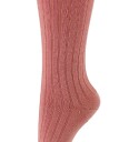 Condor Knestrømper Rib Støvet Roa 3 6 md Sokker Rosa