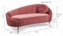 Bold Monkey I am not a Croissant Sofa