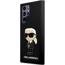 Karl Lagerfeld Hardcase for Samsung Galaxy S24 Ultra - Silikon Svart Ikonik