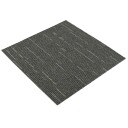  Teppeflis Stripete Lys Grønn 50 x 50 cm 36 pcs PP og Bitumen