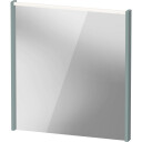 Duravit D Code speil med lys øverst 650 x 700 mm fjordgrønn