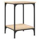 vidaXL Salongbord sonoma eik 40x40x55 cm konstruert tre