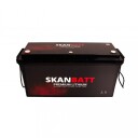 SKANBATT Premium Lithium   12V 200Ah 200A BMS   502x187x242mm   Bluetooth   Heat   8 Års garanti