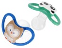 Nuk Space Silikone Sut 6/18 måneder 2 stk Ugle/Panda