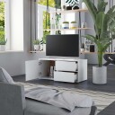 vidaXL TV-benk hvit 80x34x36 cm sponplate