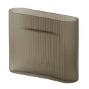 Muuto Ridge Vase H: 16,5 cm Taupe Frosted