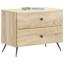  Nattbordskap Sonoma eik 62 x 34,5 x 47,5 cm Konstruert tre