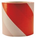 Painto Varseltape 100m x 80mm Rød/Hvit