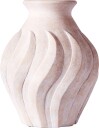 Dusty Deco   Swirl Vase Large White Vaser Hvit
