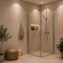 Vikingbad Tiril Rainshower - Krom