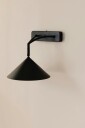 Curve vegglampe - Svart
