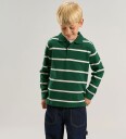 The New Tnvuk L_S Pique Polo   Green   146/152