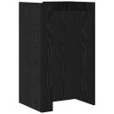  Sideboard Svart Eik 45 x 35 x 75 cm Konstruert tre