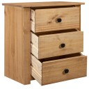 vidaXL Nattbord 46x40x57 cm furu Panama Range