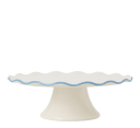 Lexington Home Stoneware Wavy Cake Stand - Cream - ONE SIZE