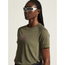Craft Women's Advance Trail Wool Short Sleeve Tee Rift Melange L