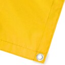 vidaXL Balkong privat skjerm 180 x 1000 cm Stoff med PU belegg Gul