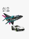 Lego Jetfly Mot Racerbil 60489 Black One Size