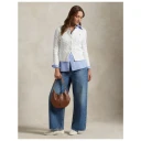 Polo Ralph Lauren Cable-Knit Cotton Crewneck Cardigan - White - XL