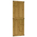 vidaXL Låvedør Corona HonningBrun 70 x 210 cm Heltre furu