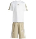 Adidas Performance Shorts Sett LK 3S White/Woca Adidas Performance 8 år 128 Shorts Beige Hvit