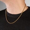 Captena Rope Halskjede Rustfritt Stål DU10039 - Herre - Stainless Steel