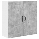  Kjøkkenskap med hylle Betonggrå 80 x 31 x 80 cm Konstruert tre