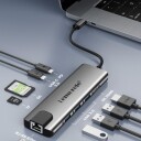 Lemorele TC39 9-i-1 USB-C Hub med 4K HDMI, Gigabit Ethernet og 100W PD