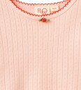 Flöss T skjorte   Liva Pointelle   Soft Rose   Flöss   5 år 110   T skjorte   Rosa