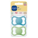MAM Air Silicone 6-16m Blue 2pcs
