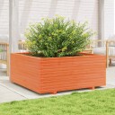  Plantekasse voksbrun 110x110x49,5 cm heltre furu