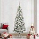  Kunstig sammensatt juletre med LED  stripelys 240 cm PVC