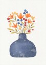 Petals in Blue Vase Plakat Plakat / 70x100cm