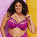 Elomi BH Matilda Underwired Plunge Bra Fuchsia/Lilla H 80 Dame