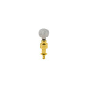 Grover 123g Geared Banjo Pegs W/round Pearloid Button - 4 Pcs. - Gull