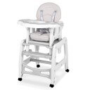 Multifunksjonell 5 i 1 spisestuestol Sinco Grey