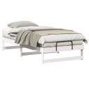  Sengeramme med bærehåndtak Hvit 90 x 190 cm Heltre furu