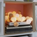 Iris Lights Creamy White lyslenke, 20 kuler