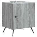  Nattbordskap 2 pcs Grå sonoma 43 x 34,5 x 50 cm Konstruert tre