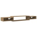 vidaXL Vegghengt TV-skap Veggmontert Artisan eik 180 x 28 x 21 cm