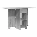vidaXL Spisebord 115 x 70 x 75 cm Konstruert tre Grå Sonoma