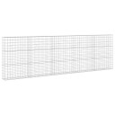 vidaXL Gabion med 5 mm tråd og 10x10 cm mesh 500x30x150 cm