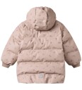 Wheat Vinterjakke   PU Puffer   Coast   Dry Rose Blomster   Wheat   10 år (140)   Vinterjakke Beige Rosa