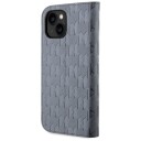 Karl Lagerfeld Saffiano Monogram Boketui for iPhone 14 6,1" Sølv