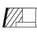 Stempelringsett MAHLE 003 76 N0
