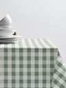 Södahl Akrylduk Gingham hedge green antiskli pr meter