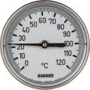 77 mm Rueger-termometer 100 mm probe